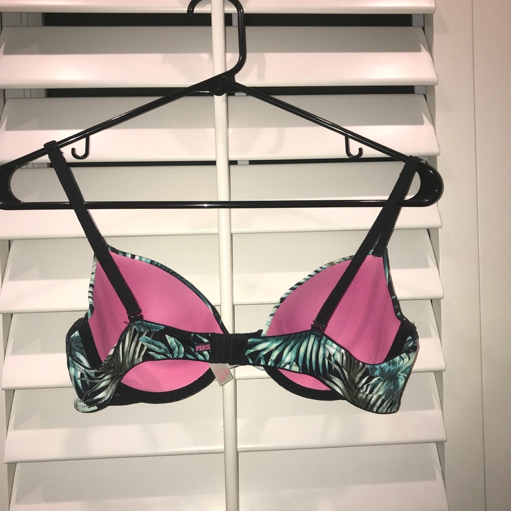 • cute basic tropical bra 💙💚 • - Picture 2 of 3
